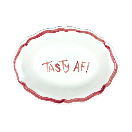 Oval Serving Dish “Tastay Af”