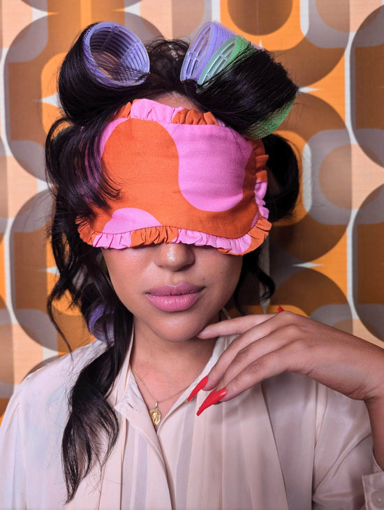 Dragstrip Disco Ruffle Sleep Mask