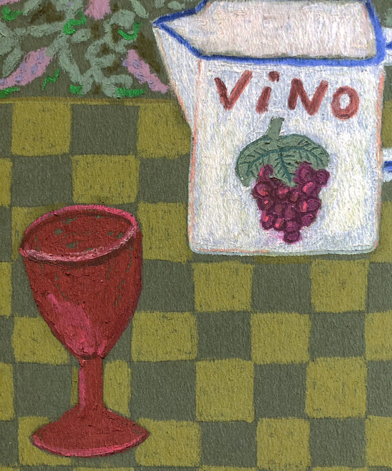 Vino by the Buddleia Print