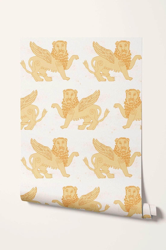 Winged Lion Wallpaper