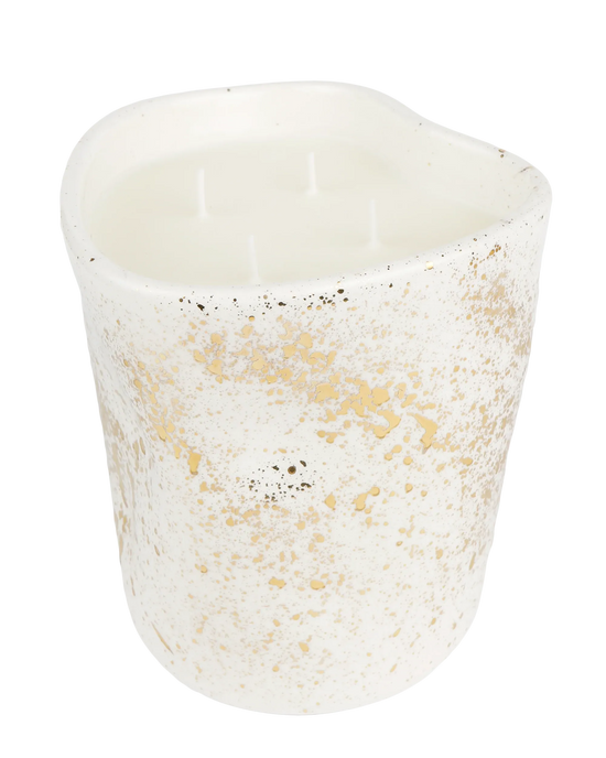 Gold Splatter Candle