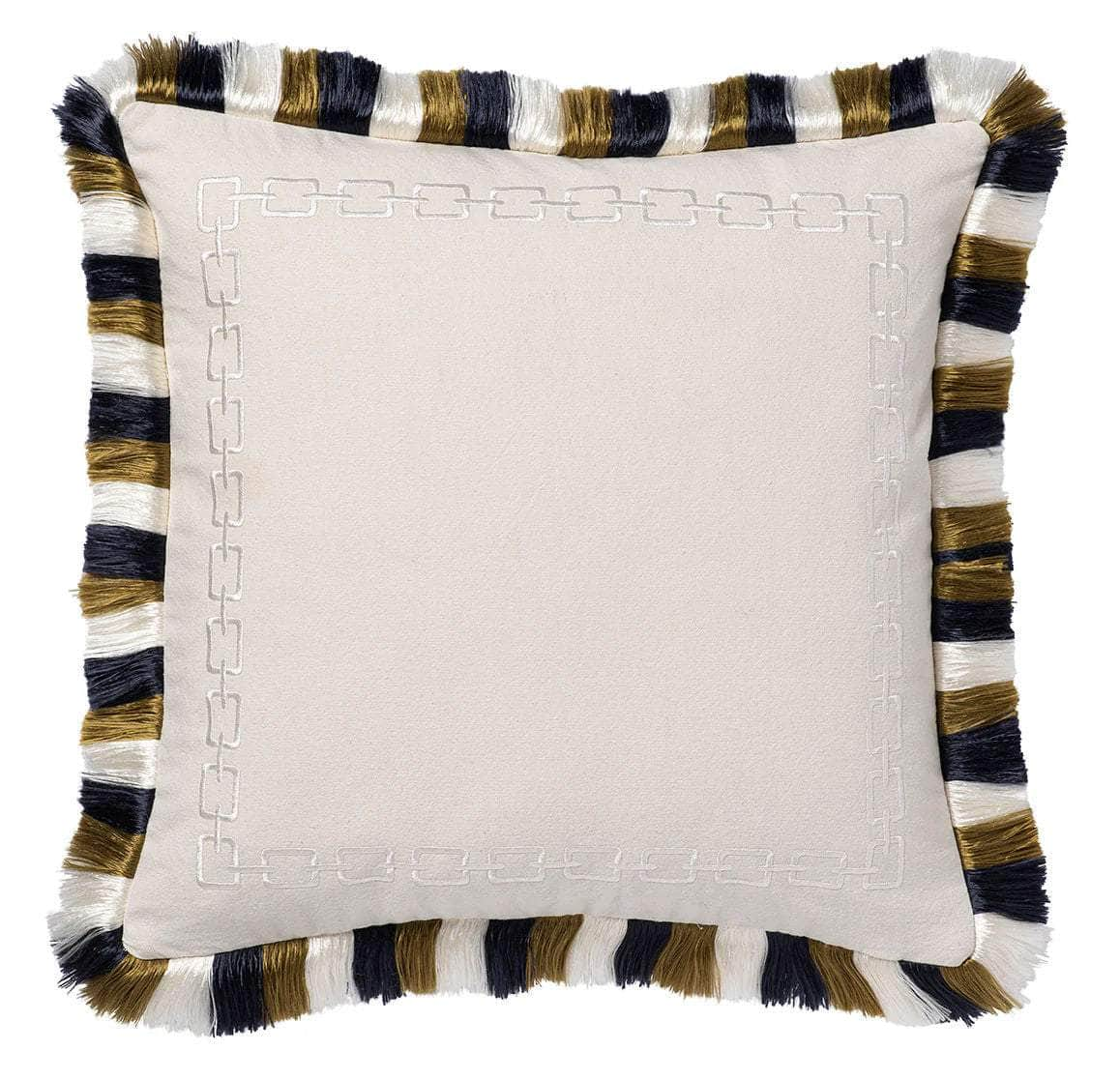 Cushion Jeanne Sand & Navy