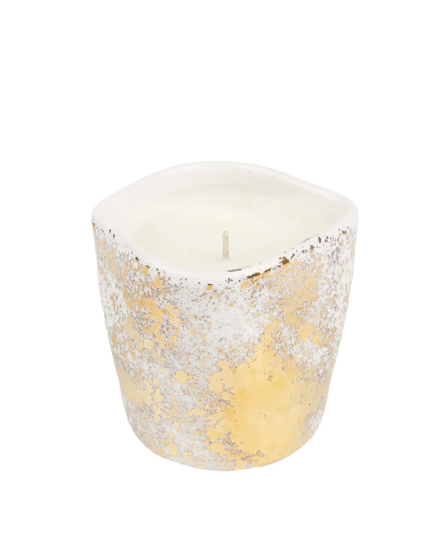 Gold Splatter Candle