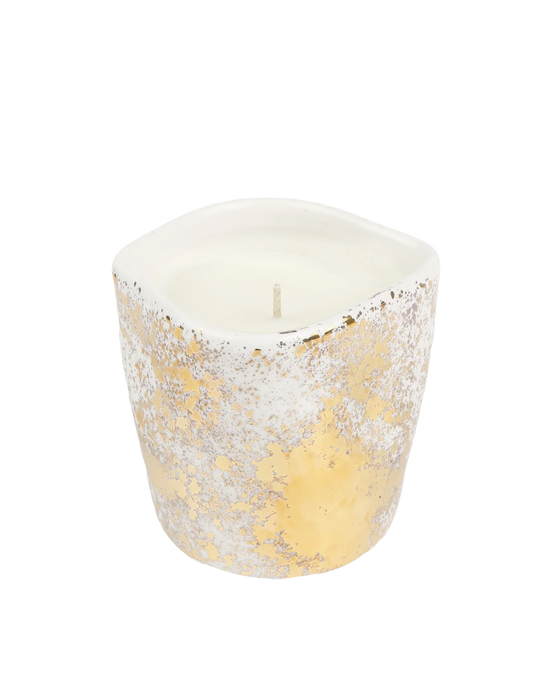 Gold Splatter Candle