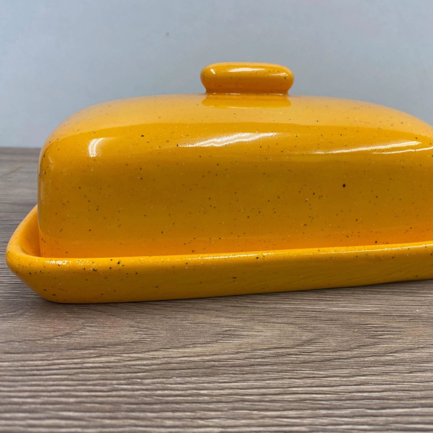 Yellow Butter Dish