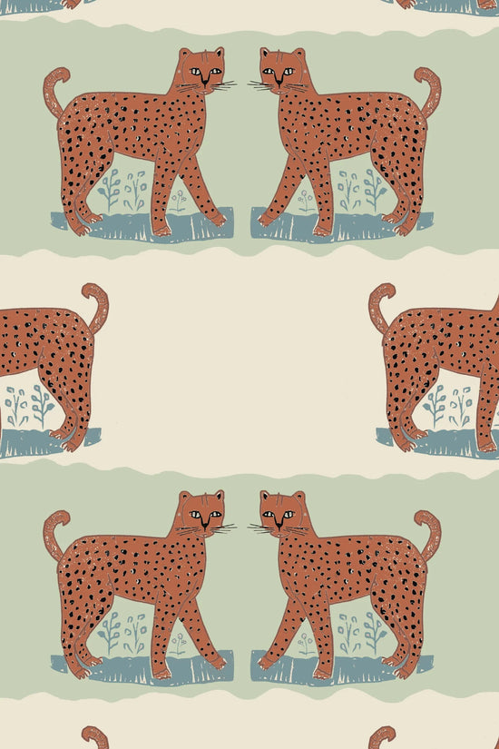 A Leopard Never Changes it's Spots Wallpaper - Green