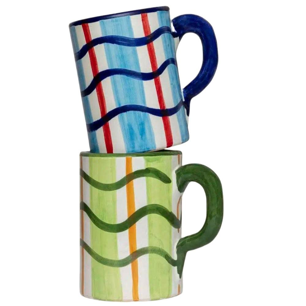 Set de 2 Wavy-Lines Mugs