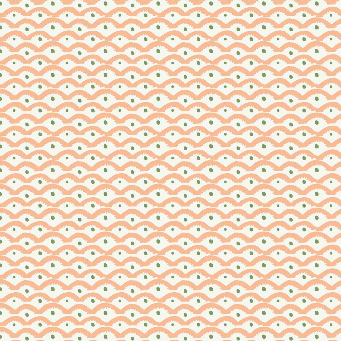 Wiggly Squiggly Wallpaper - Peachy