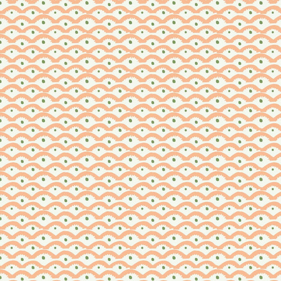 Wiggly Squiggly Wallpaper - Peachy