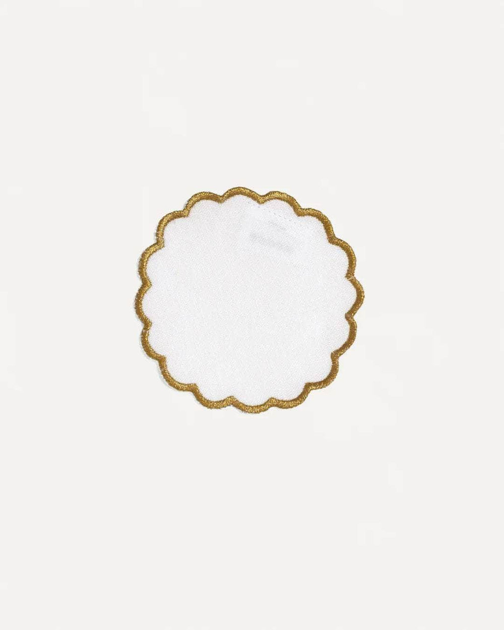 Gold Scallop Coaster