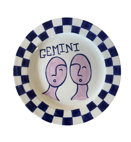 Zodiac Plate - Gemini