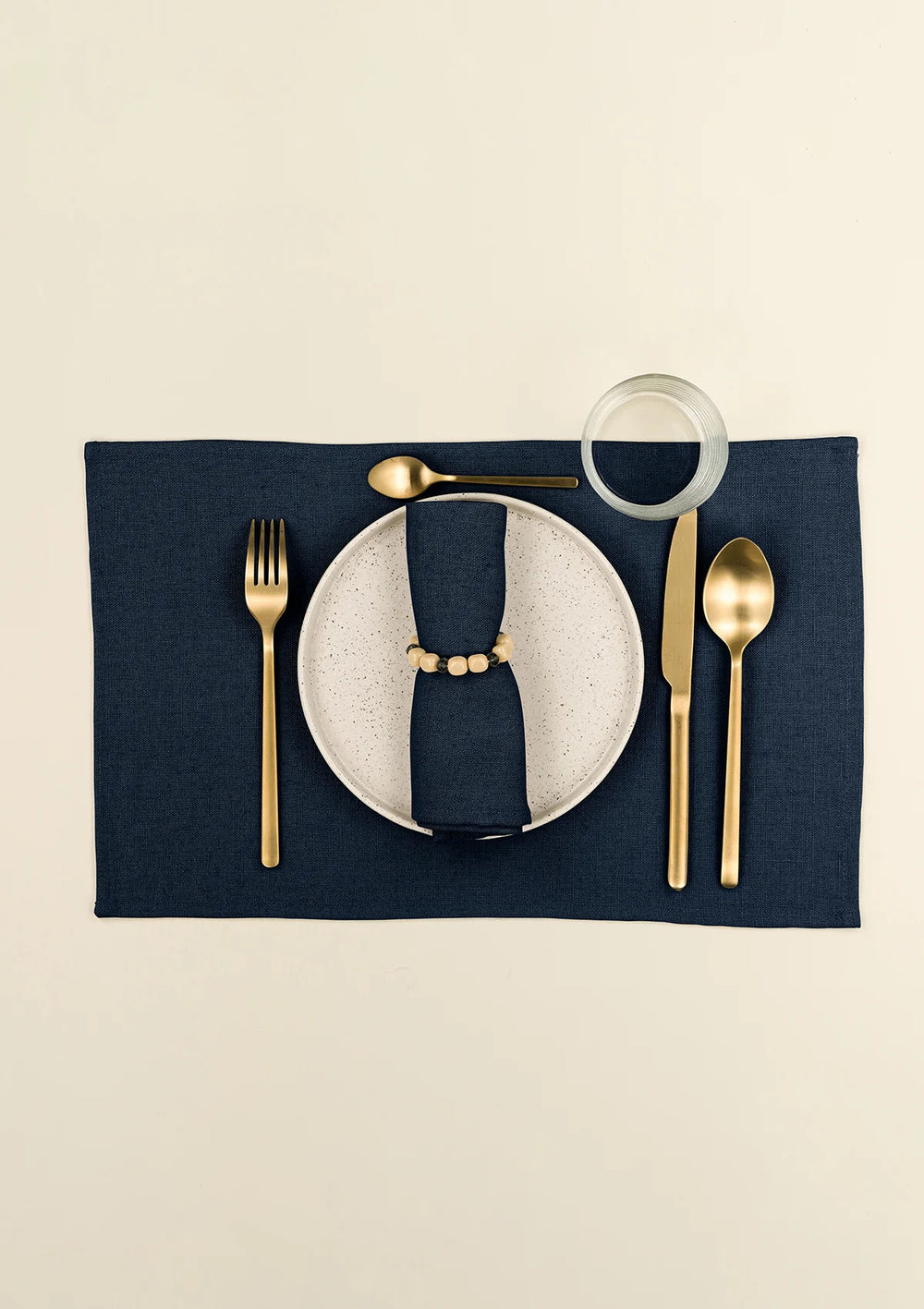 The Navy Blue Linen Placemat