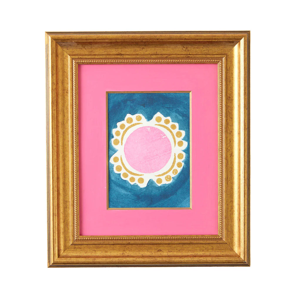 Framed Cotton Paper Print - Blue