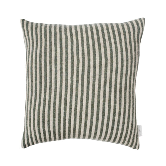 Green Bold Stripe Cushion