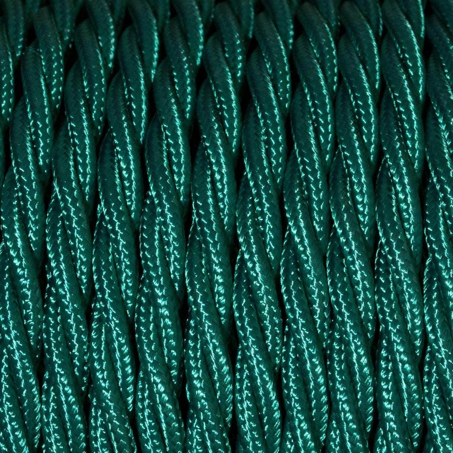 Fabric Extension Cable in Malachite