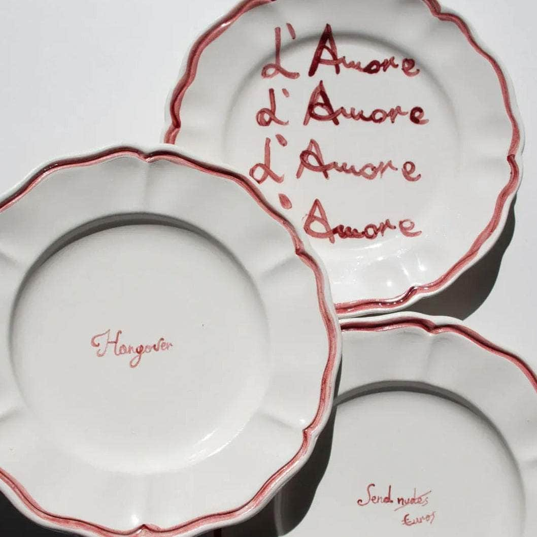 "L'amore" Fil Rouge Plate