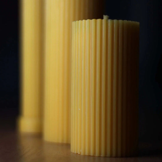 Cylinder Candles - Yellow