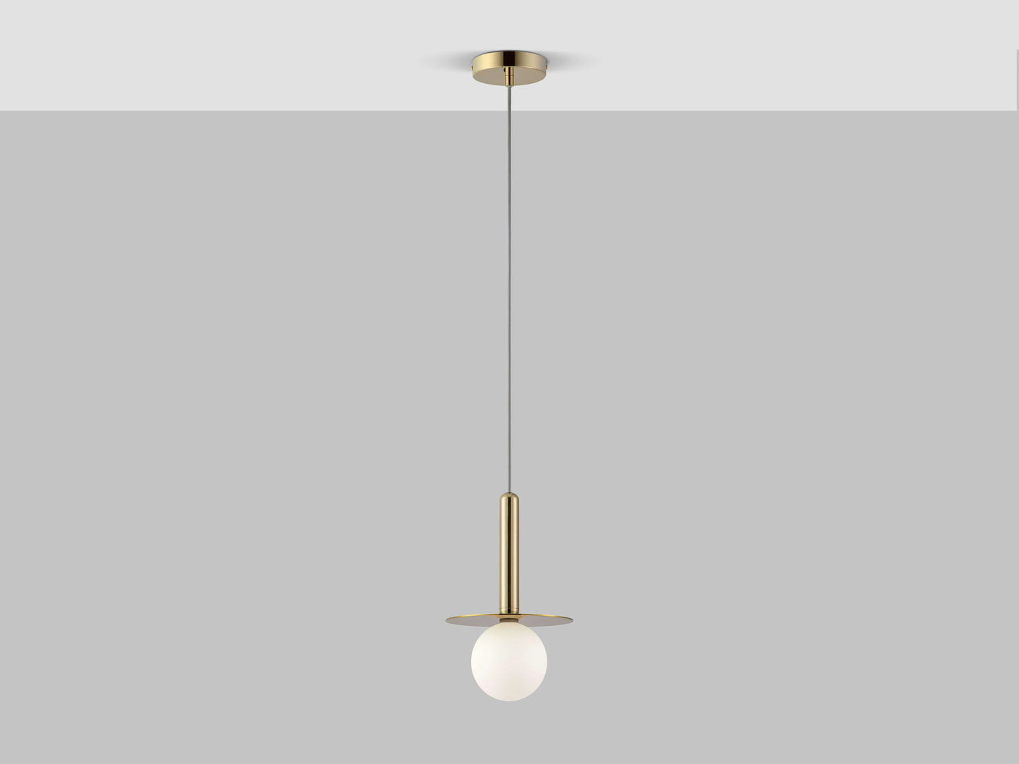 Brass Plate Pendant Ceiling Light