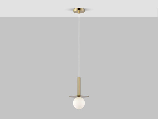 Brass Plate Pendant Ceiling Light