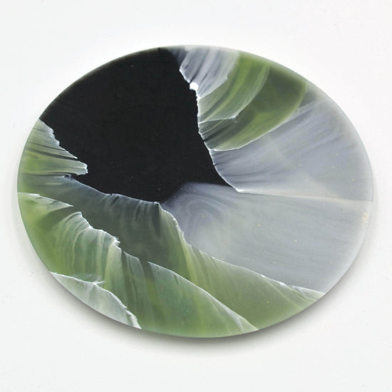 Recycled Plastic Set of 4 Gift-Boxed Coasters Tortoiseshell Sage