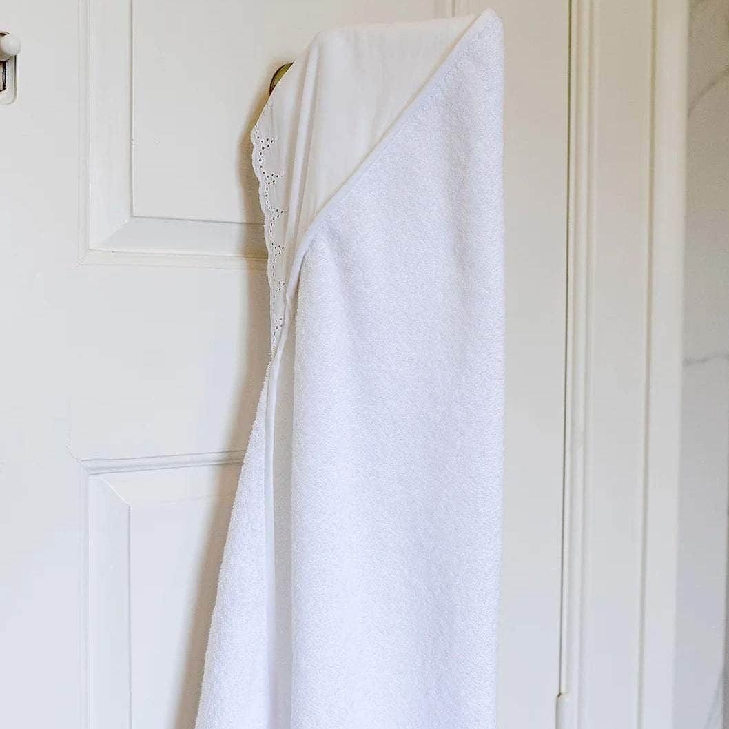 Baby Bath Towel with Lace