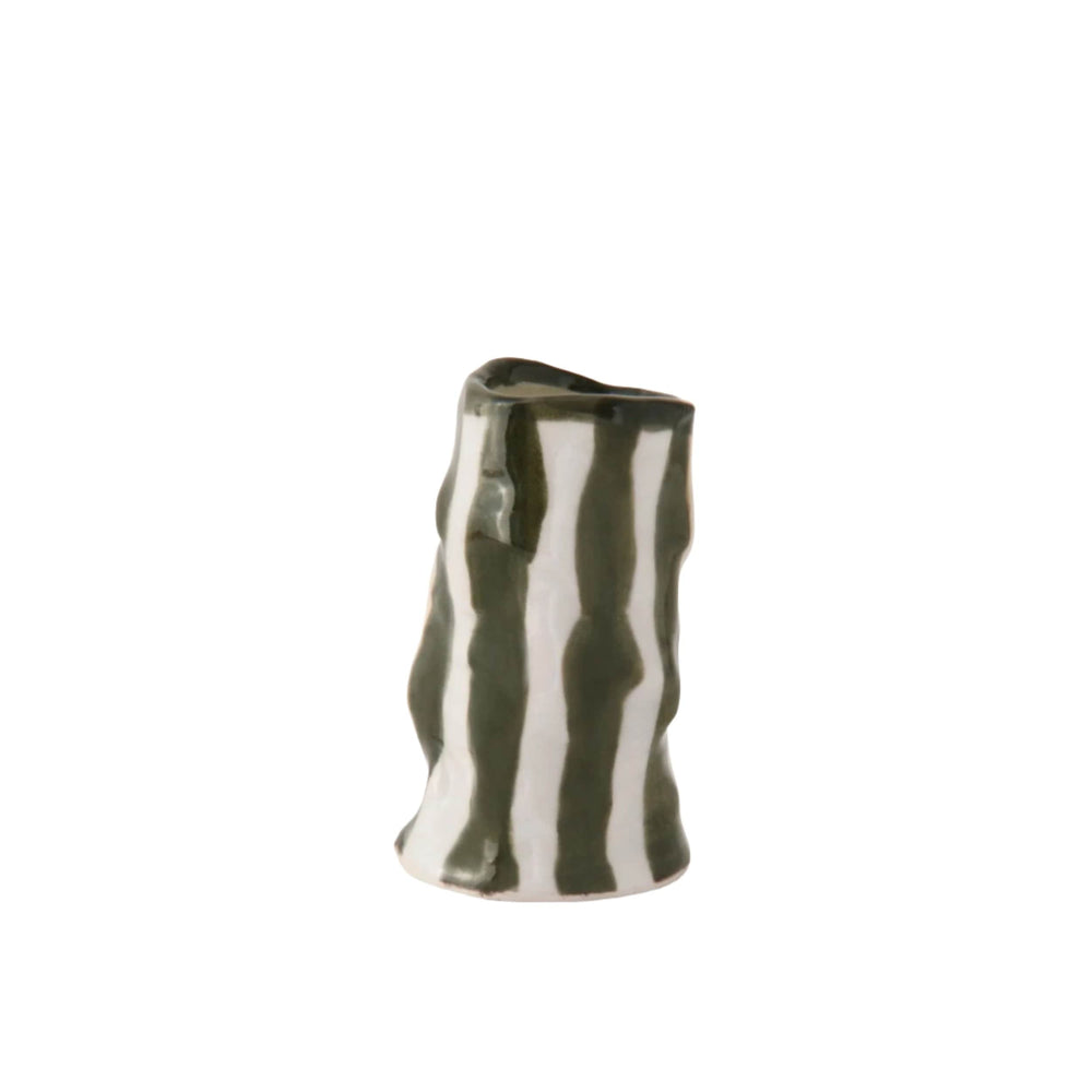 Dark Forest Candy Stripe Candle Holder