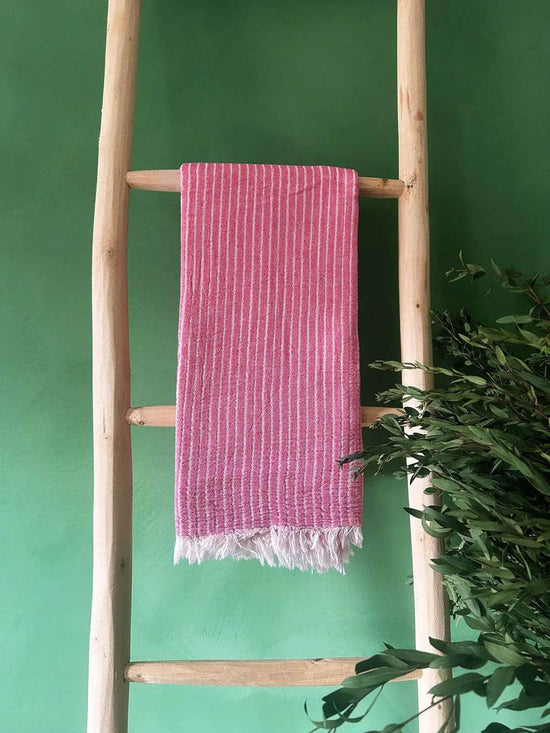 Portobello Hammam Towel - Flamingo