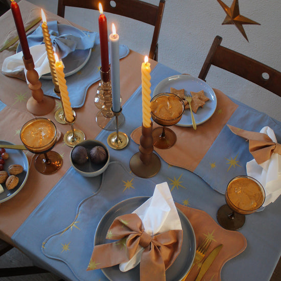 Étoilée table linen L’amour de Bonbons x Maison Flâneur