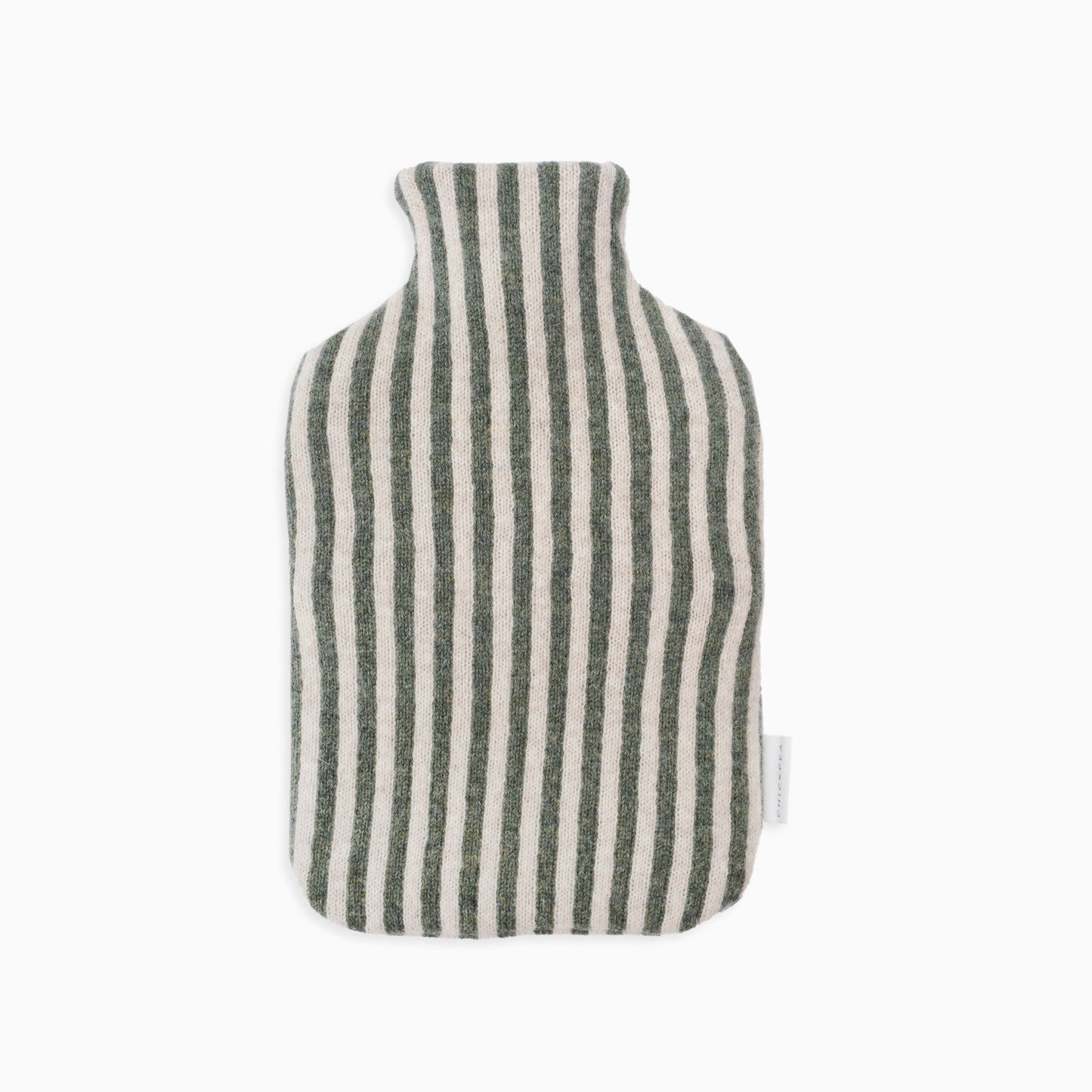 Green Bold Stripe Hot Water Bottle