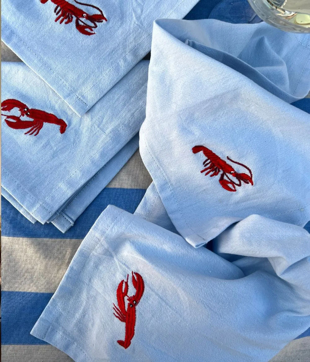 Napkin 4 pcs Crayfish