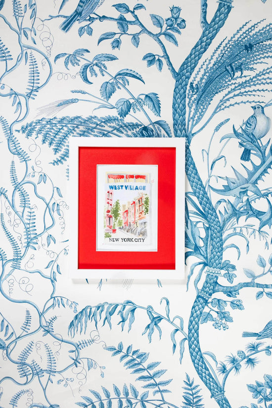 West Village NYC Matchbook Art Print