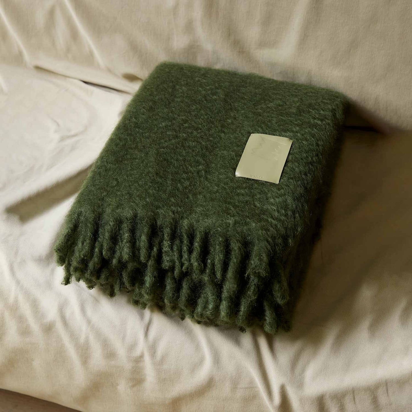 Mohair Blanket Green