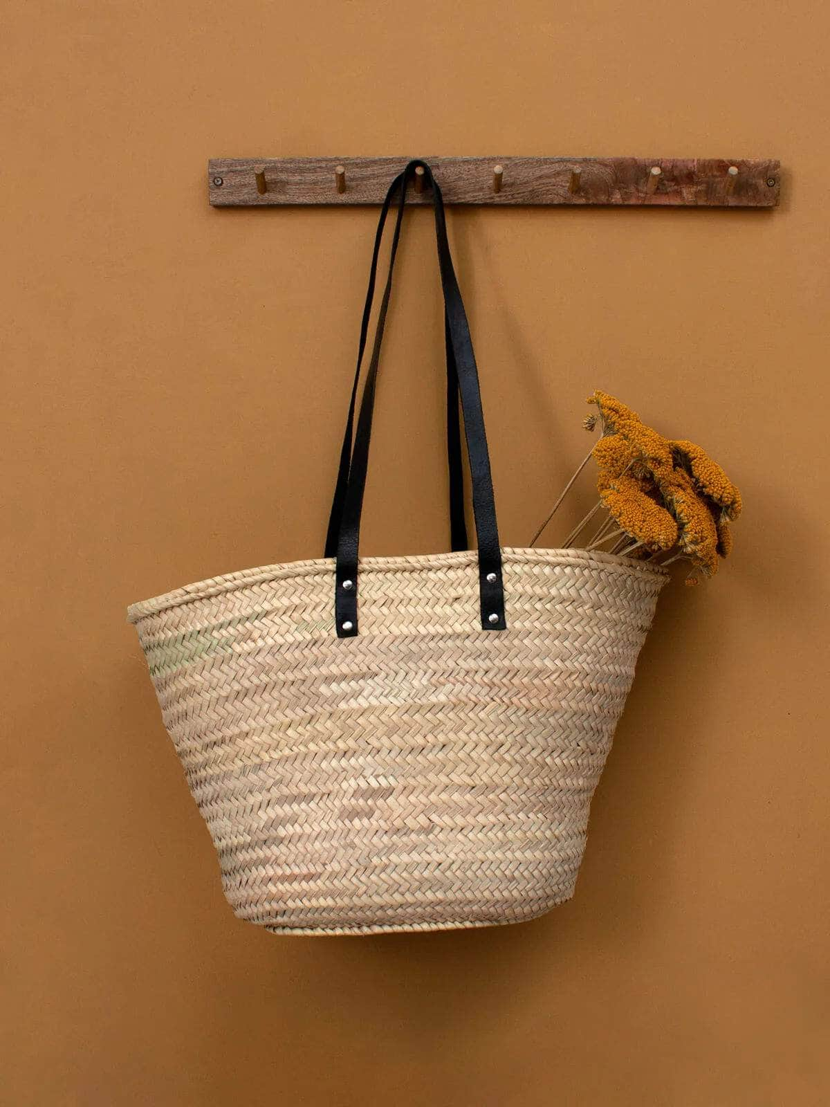 Valencia Shopper Basket - Black