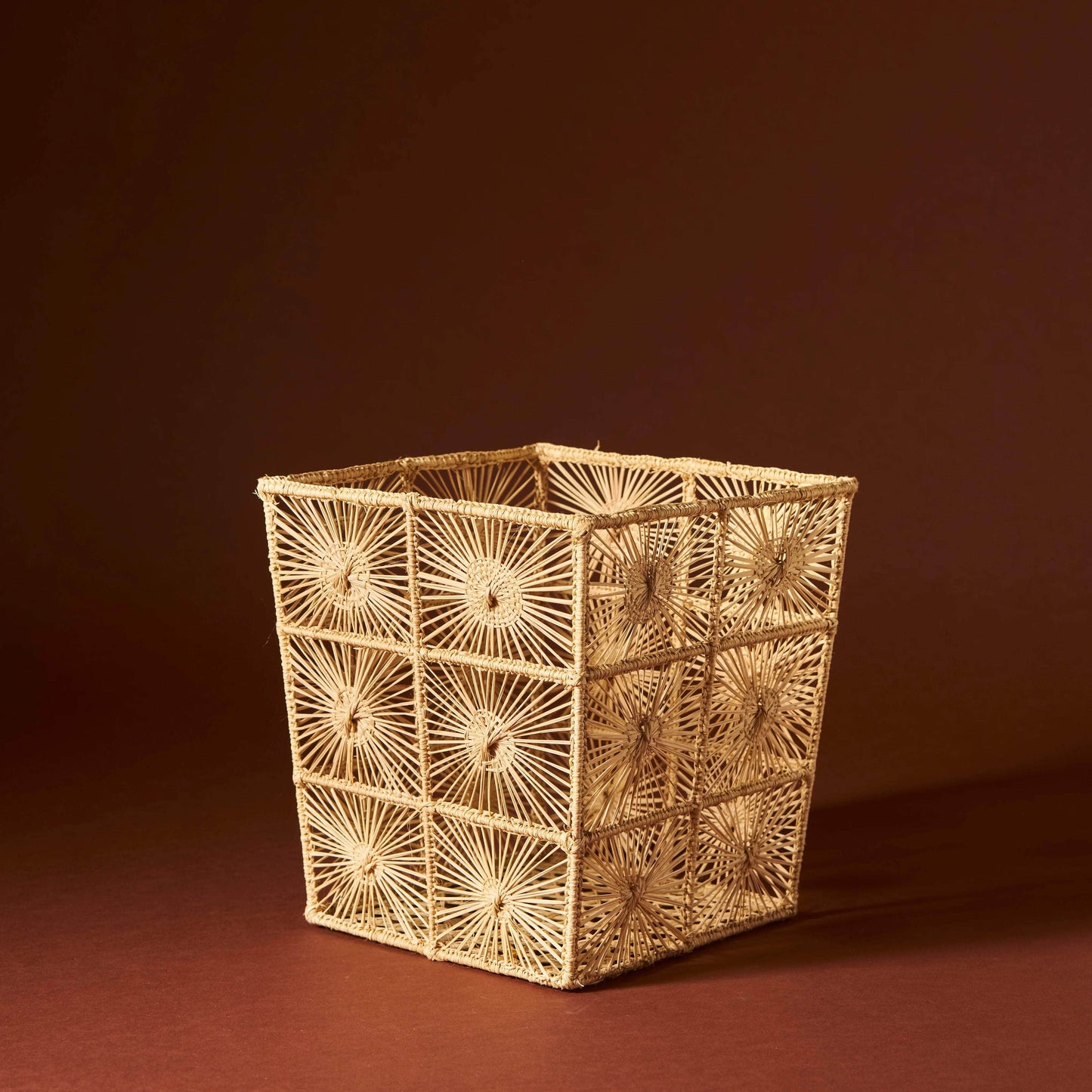 Carmen Woven Waste Paper Basket