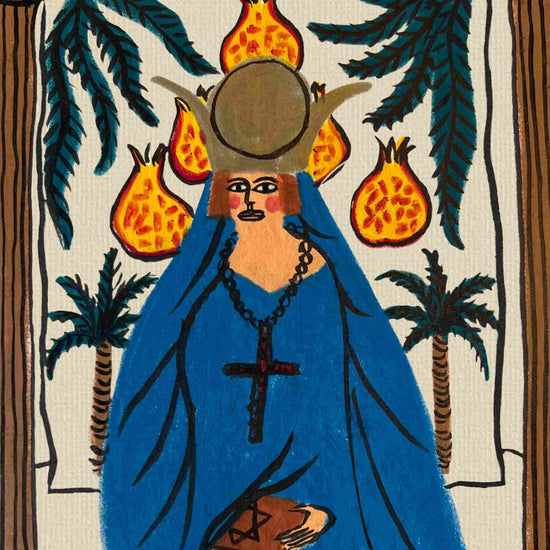 Tabby Booth • The High Priestess • Tarot Card Print