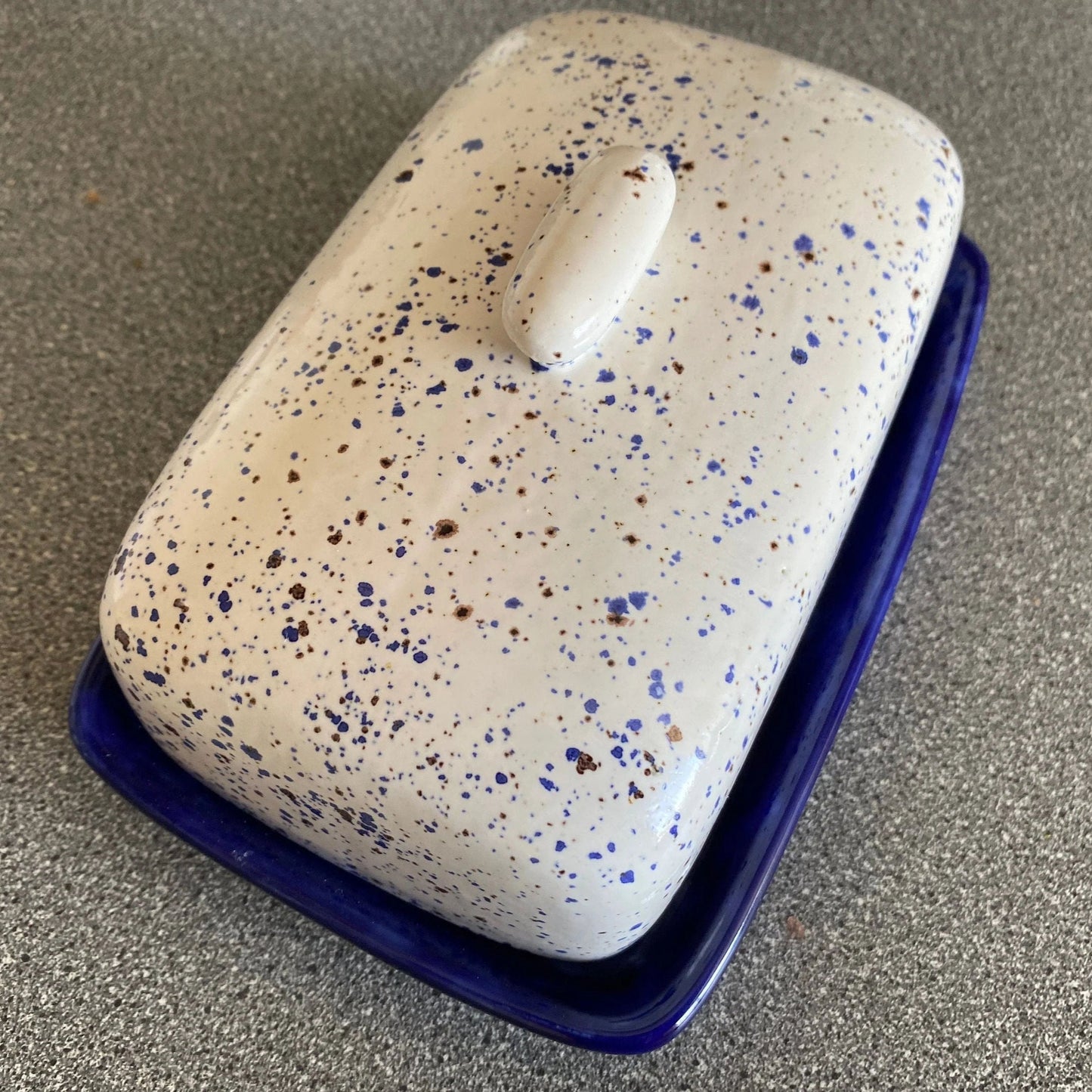 Handmade Pottery Butter Dish with Lid