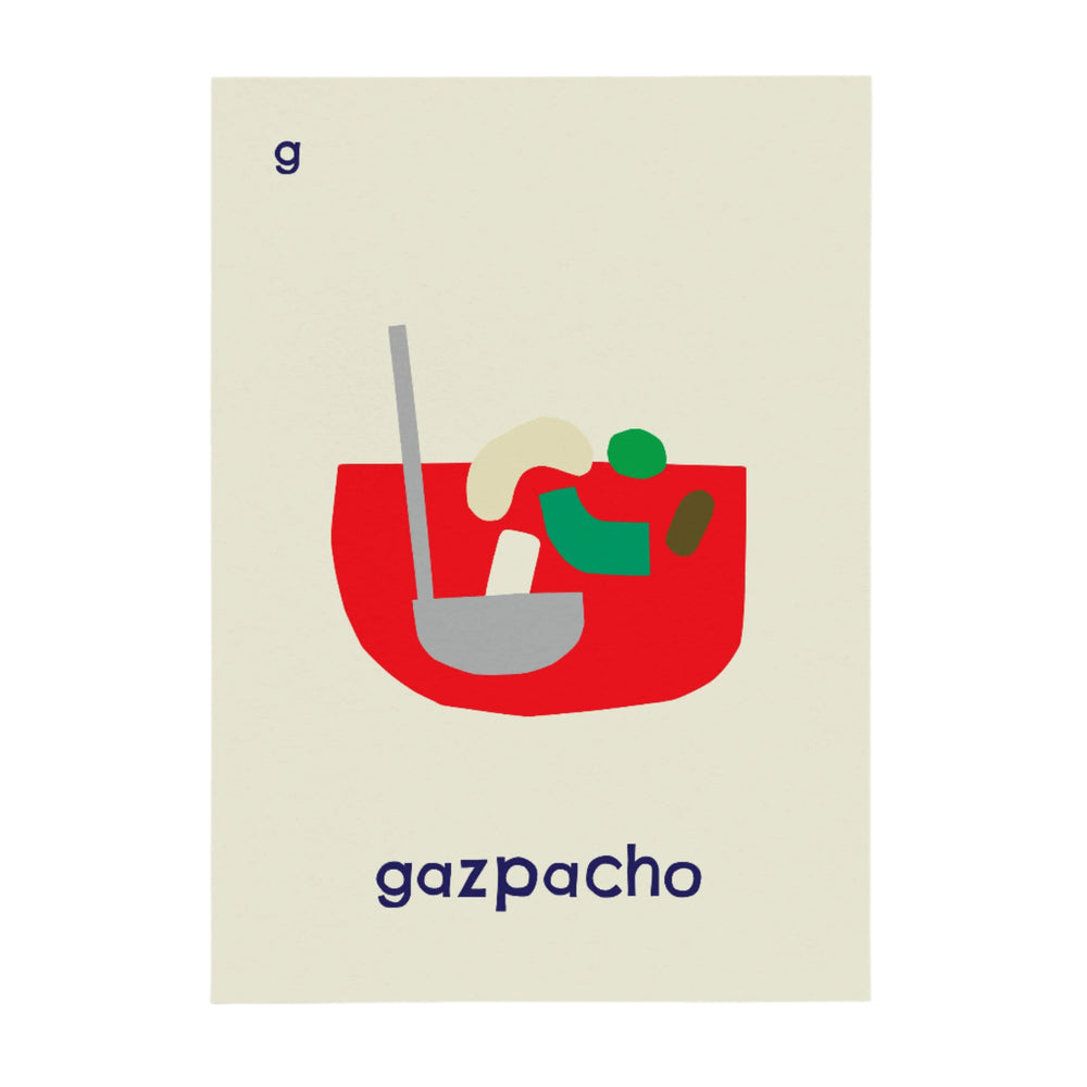 G for Gazpacho Print