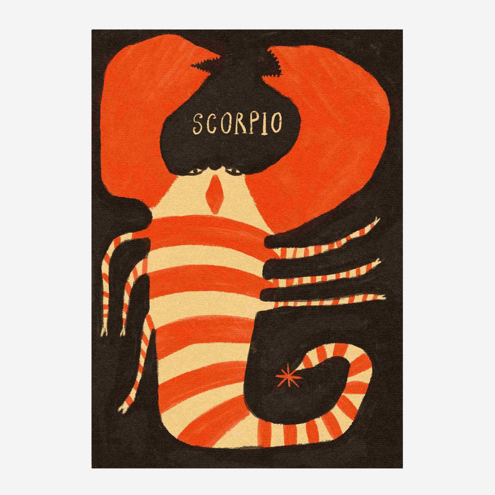 Tabby Booth • Scorpio Zodiac Print