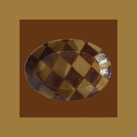 Honey Glaze Dish - Short Oval