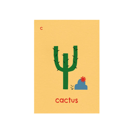 C for Cactus Print