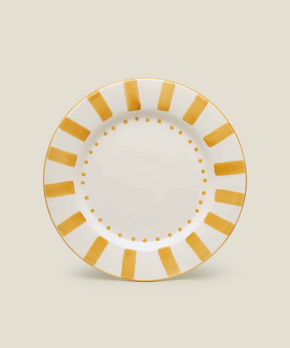 Circus Dinner Plate Yellow