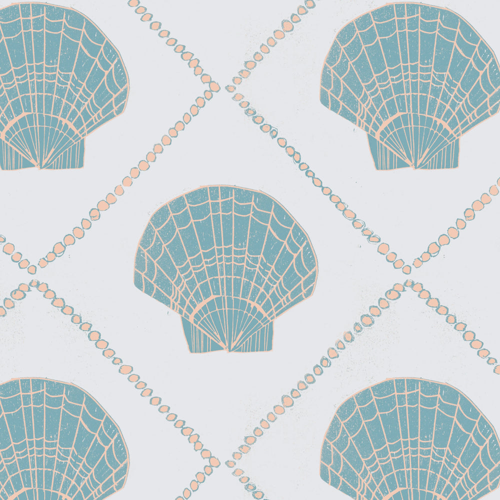 Aphrodite Wallpaper - Shelly Blue