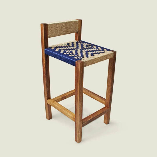 Matteo Woven Bar Stool