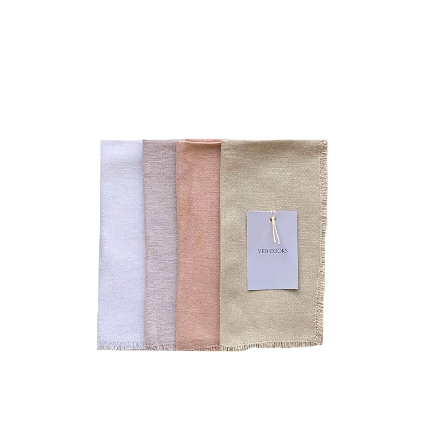 Naturally Dyed Assorted Seasonal Napkins - Set of Four