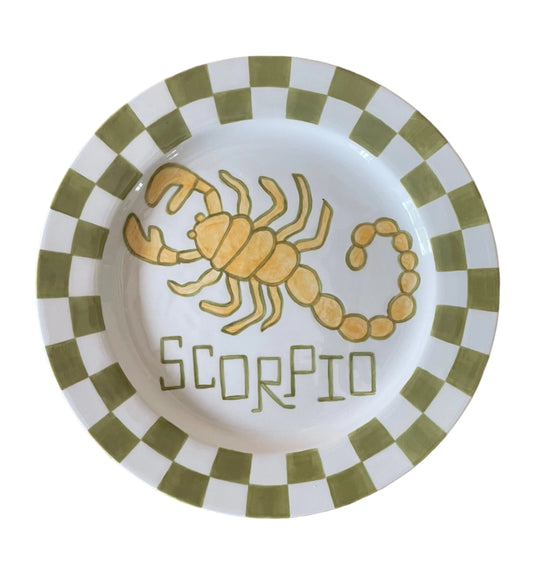 Zodiac Plate - Scorpio