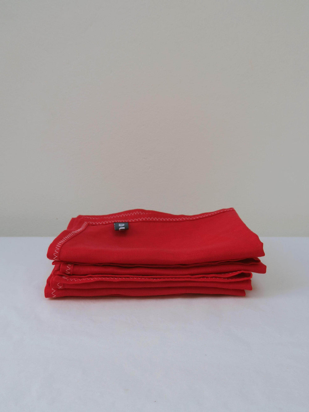 Irish Linen Napkin Set of 4 - Red