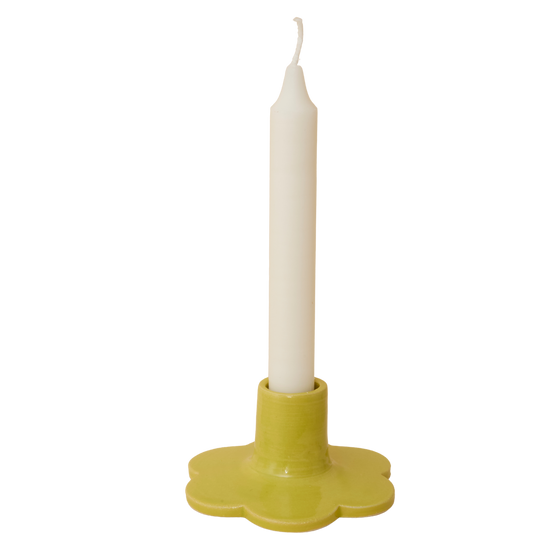 Solo Candle Holder - Chartreuse