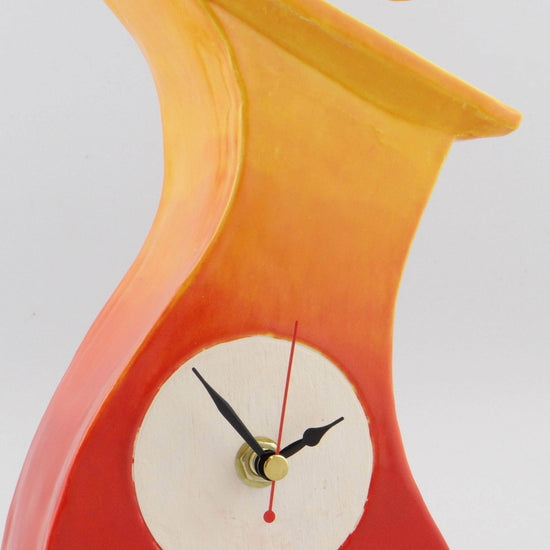 Ceramic Mantel Clock - Graduated Colour