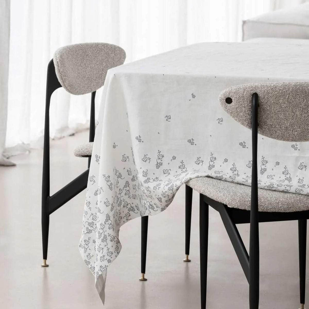 Zoe Floral Linen Tablecloth