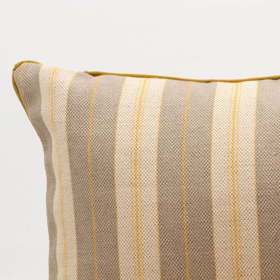 Mustard Striped Cushion